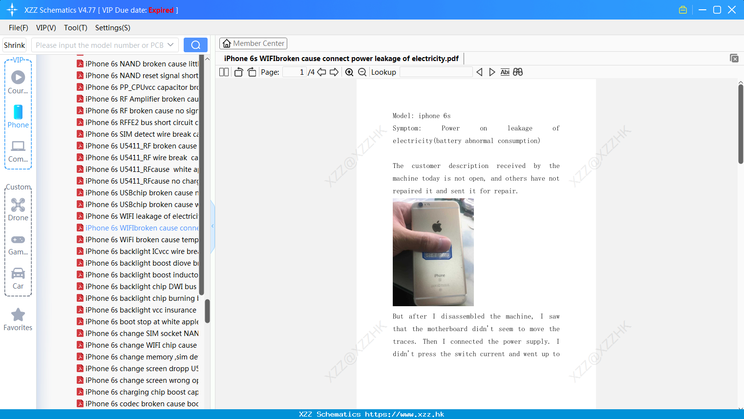 IPhone 6s WIFIbroken Cause Connect Power Leakage Of Electricity